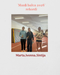 Preiļu novada BJSS jaunie vieglatlēti sacenšas “Mazā balva 2026”