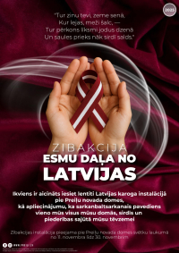 Zibakcija "Esmu daļa no Latvijas"