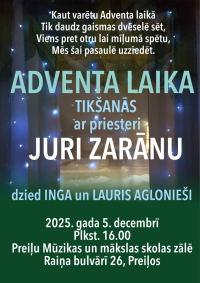Adventa laika tikšanās ar priesteri Juri Zarānu
