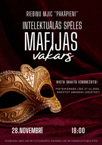 Intelektuālā spēle “Mafija”