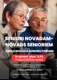 Seniori novadam - novads senioriem