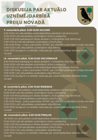 Pašvaldība aicina uzņēmējus piedalīties diskusijās par aktualitātēm Preiļu novadā