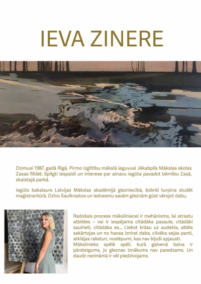 Ievas Zineres izstāde