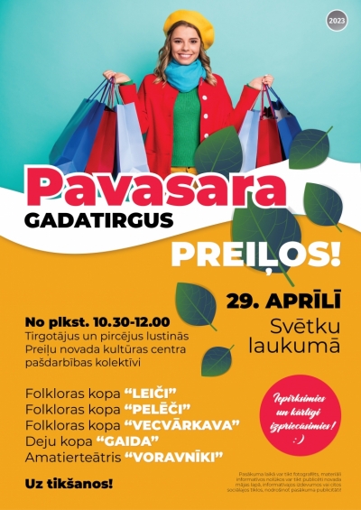 Pavasara gadatirgus Preiļos