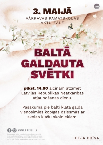 Baltā galdauta svētki Vārkavā