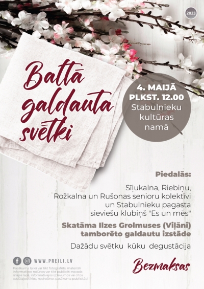 Baltā galdauta svētki Stabulniekos