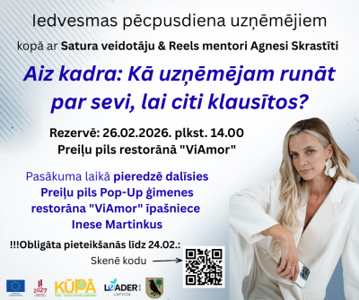 Uzņēmēju iedvesmas pēcpusdiena