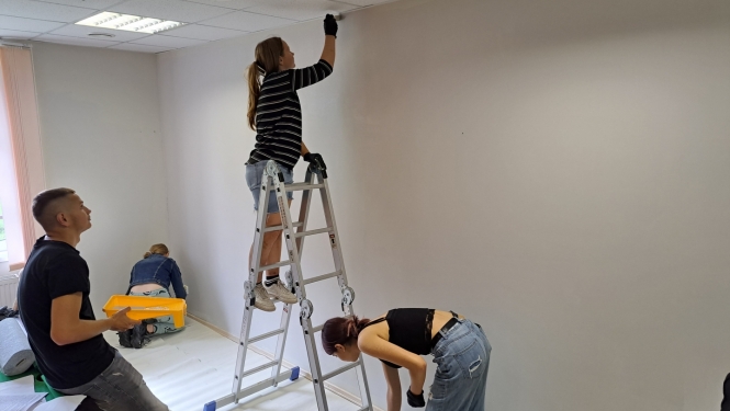 Īstenots jauniešu iniciatīvas projekts “Radām Aglonas BJBLPC “Strops” kreatīvu vidi sev un citiem!”