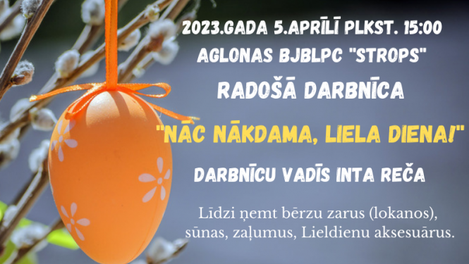 Radošā Lieldienu darbnīca