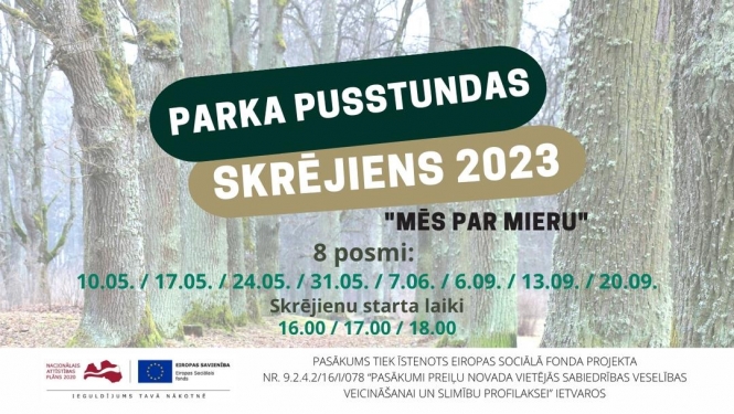 Skrienam kopā “Parka pusstundas skrējienā – 2023”