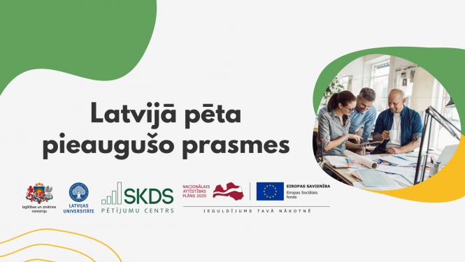 Latvijā pēta pieaugušo prasmes