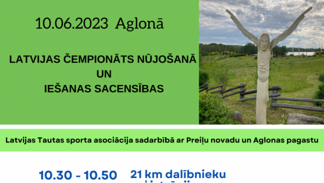 Nūjošanas sacensības Aglonā