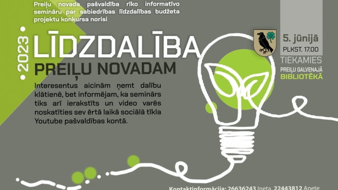 Informatīvais seminārs par līdzdalības budžetu