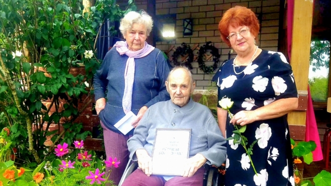 Preiļu novadniekam Pēterim Sondoram - 90