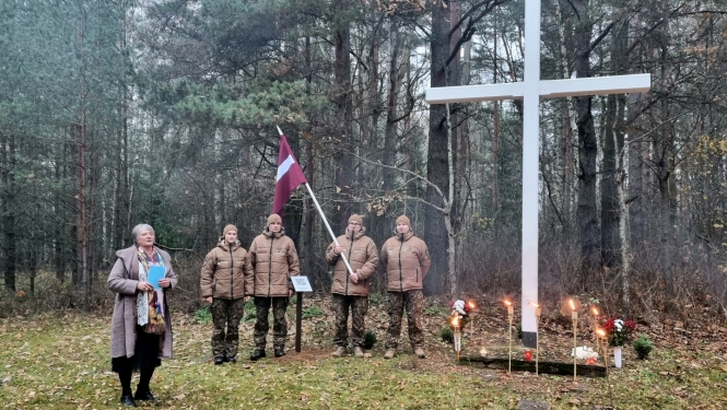 Vārkavā norisinājās Lāčplēša dienai veltīts pasākums 