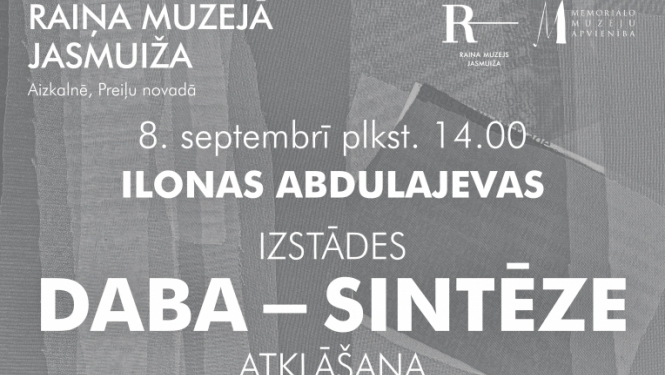 Keramikas un dabas saspēle izstādē “Daba – sintēze” Raiņa muzejā “Jasmuiža”