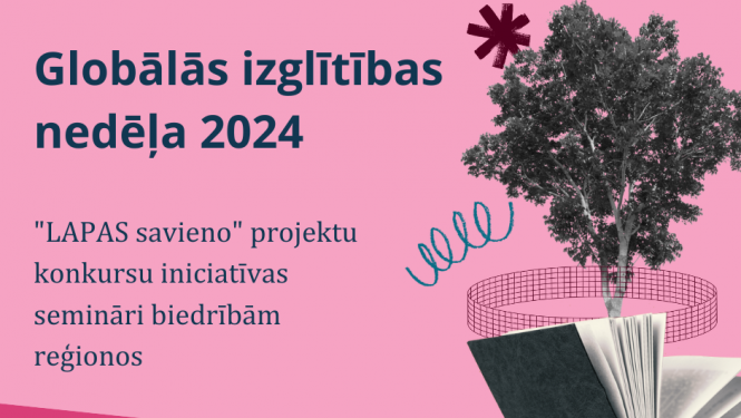 Globālās izglītības nedēļas seminārs par "LAPAS savieno" iniciatīvas projektu konkursu  