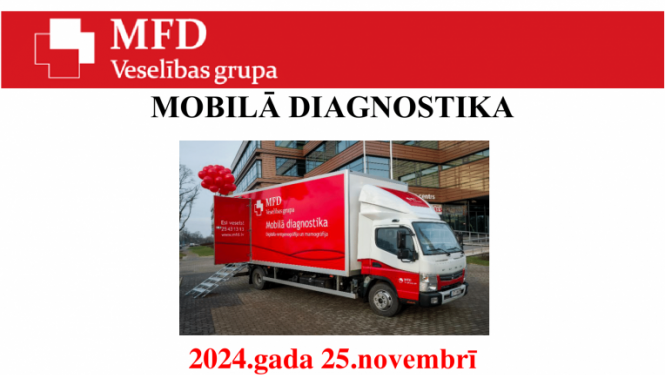 Mobilā diagnostika Preiļos - mamogrāfija un rentgens