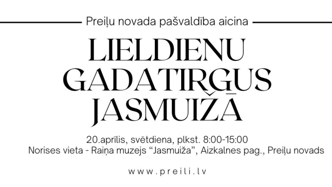 Lieldienu gadatirgus Jasmuižā