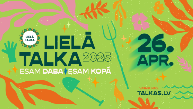 Lielā Talka jau 26. aprīlī!
