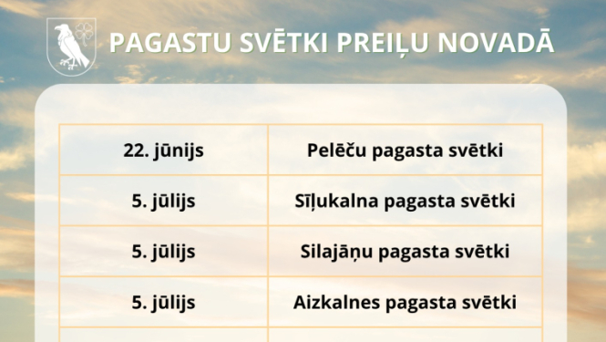 Pagastu svētki Preiļu novadā