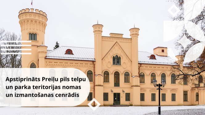 Apstiprināts Preiļu pils telpu un parka teritorijas nomas un izmantošanas cenrādis