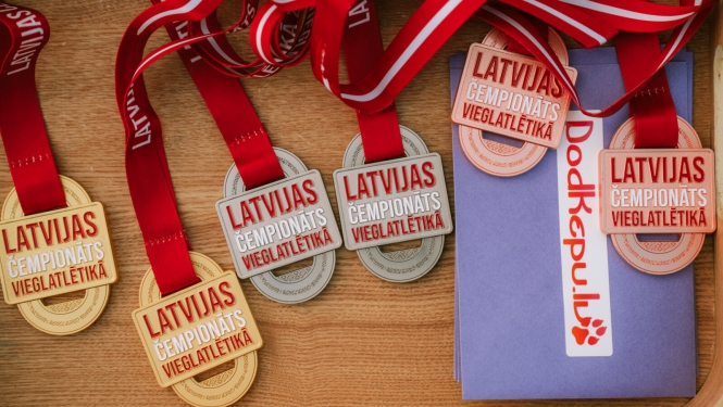 Preiļu novada BJSS vieglatlētu starti Latvijas čempionātā krosā