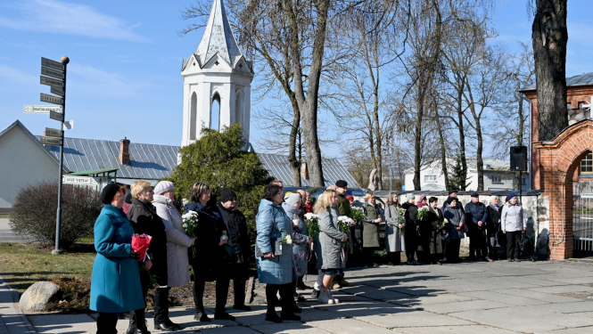 Komunistiskā genocīda upuru piemiņas dienas pasākums Preiļos