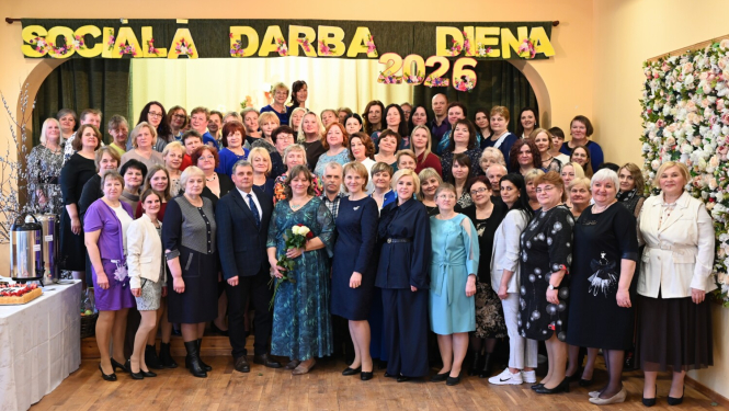 Pasaules sociālā darba dienā tika sumināti Labklājības pārvaldes darbinieki