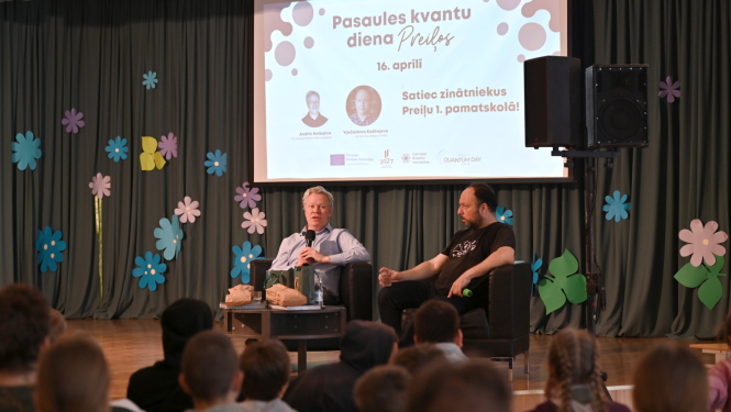 Satiec zinātniekus Preiļu 1. pamatskolā!