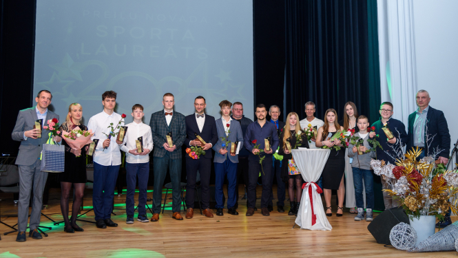 Apbalvoti 2024. gada Preiļu novada laureāti sportā
