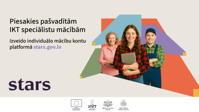 Turpinās pieteikšanās pašvadītām IKT speciālistu mācībām platformā STARS