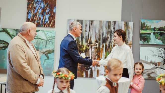 Jāzepa Pīgožņa balvas Latvijas ainavu glezniecībā pasniegšanas ceremonija