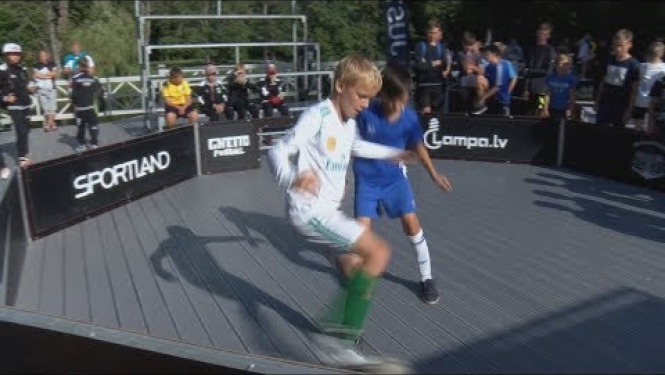 Preiļos norisinājās pirmais Ghetto football panna sacensības