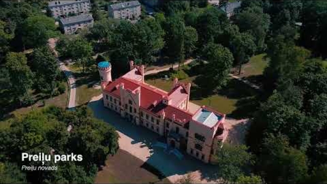 Spārītes, Preiļu un Juzefovas parks no putna lidojuma (Projekts "Parki bez robežām - plašāk")