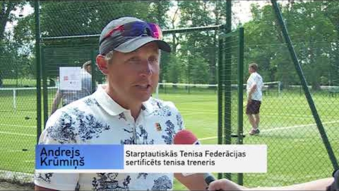 Preiļu pilsētas pludmalē atklāti 2 jauni tenisa korti
