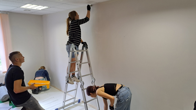 Īstenots jauniešu iniciatīvas projekts “Radām Aglonas BJBLPC “Strops” kreatīvu vidi sev un citiem!”