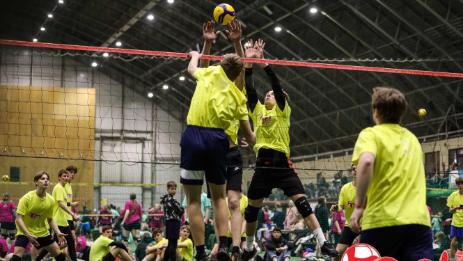 Piecas komandas no Preiļu novada vispārizglītojošam skolām finālā "top! kauss 2023" volejbolā