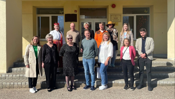 Aglonas vidusskolā viesojas projekta partneri no Norvēģijas