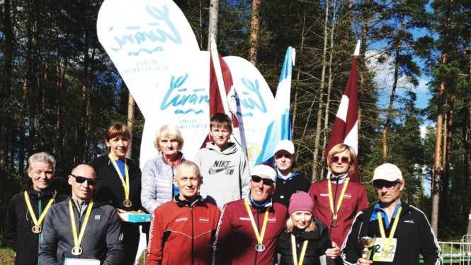 Ar bagātu medaļu klāstu Preiļu novada komanda atgriežas no Latvijas pašvaldību sporta veterānu - senioru savienības 60. sporta spēlēm