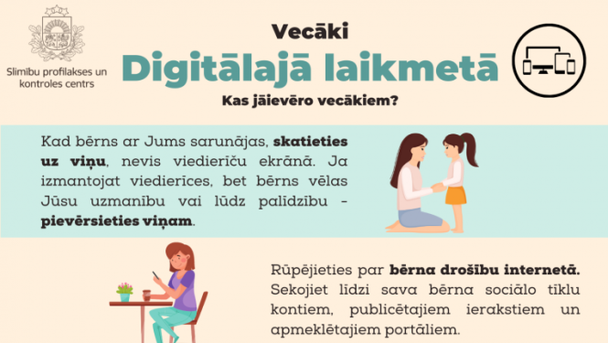 “Vecāki digitālajā laikmetā. Kas jāievēro vecākiem?” 