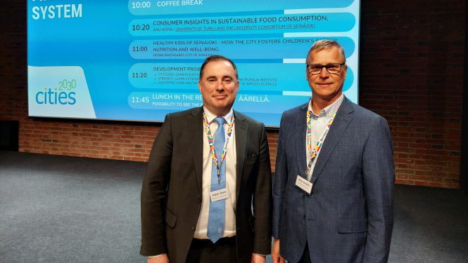 Domes priekšsēdētājs vizītē Somijā