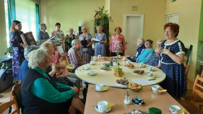 Preiļu novada Pensionāru biedrībā norisinājās informatīvā lekcija “Tavai veselībai!”
