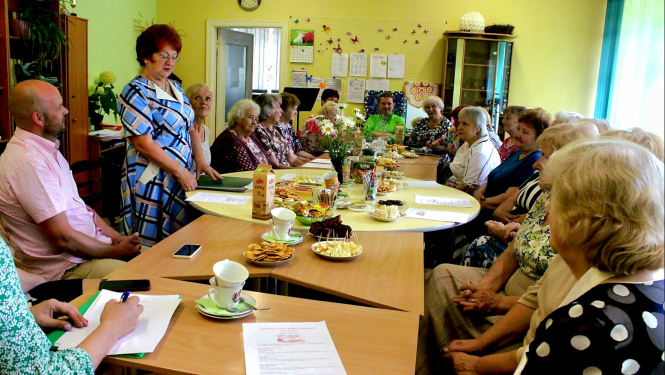 Preiļu novada Pensionāru biedrība īsteno pasākumu “Pienu ēdu, pienu dzēru, pienā muti mazgāju...”