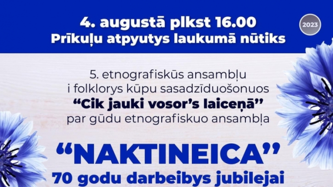 Etnogrāfiskajam ansamblim ''Naktineica'' - 70
