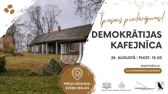 “Demokrātijas kafejnīca” viesu namā “Dzeņu mājas”