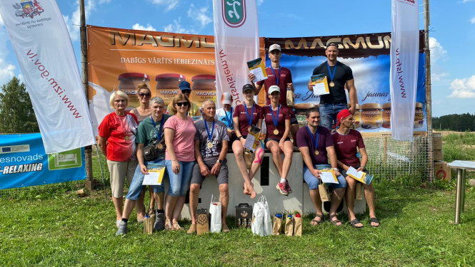 Preiļu novada nūjotāji kārtējo reizi gūst medaļas