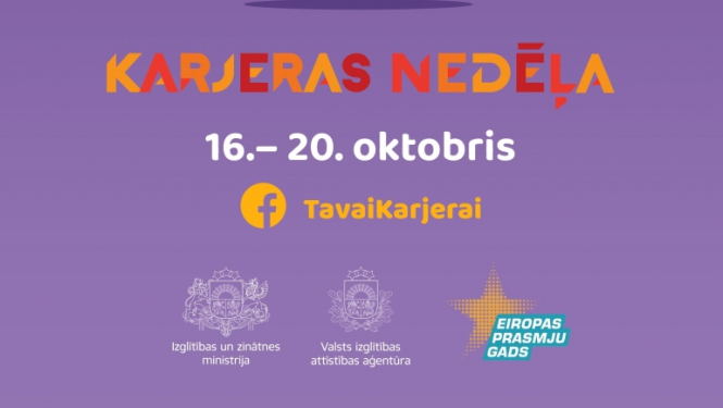 Oktobrī visā Latvijā notiks Karjeras nedēļa “Tavs prasmju portfelis”