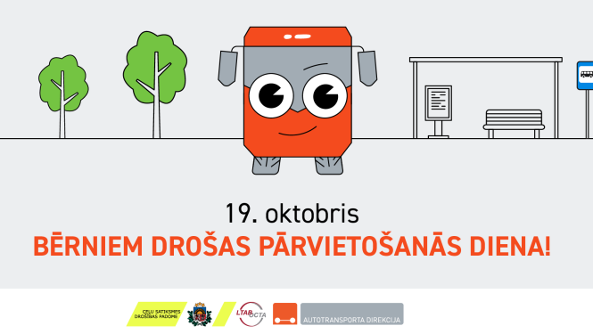 19. oktobris - Bērniem drošas pārvietošanās diena