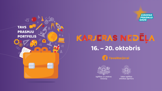 Visā Latvijā jau vienpadsmito reizi norisināsies Karjeras nedēļa